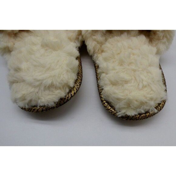 Charter Club Sculpted Pile Scuff Slippers, Ivory, Small US 5-6 - Picture 6 of 7